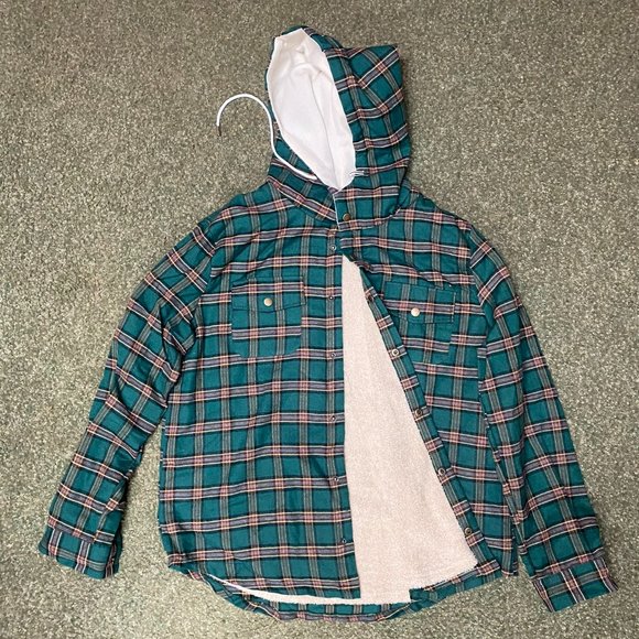 Fuzzy Flannel Jacket - Picture 1 of 2